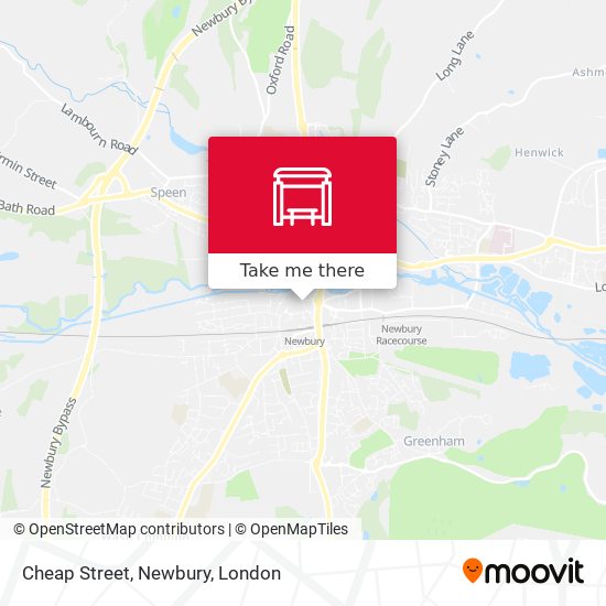 Cheap Street, Newbury map