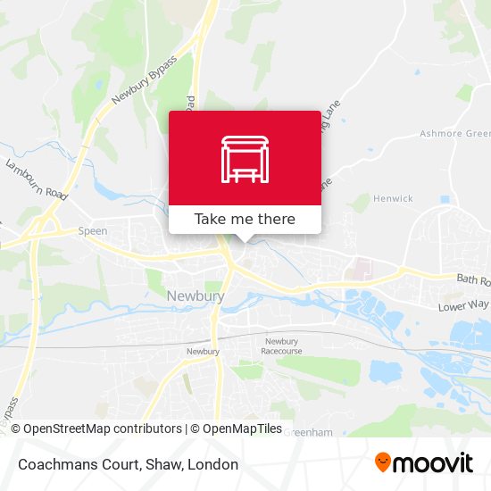 Coachmans Court, Shaw map