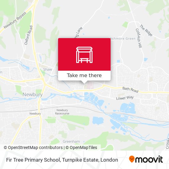 Fir Tree Primary School, Turnpike Estate map