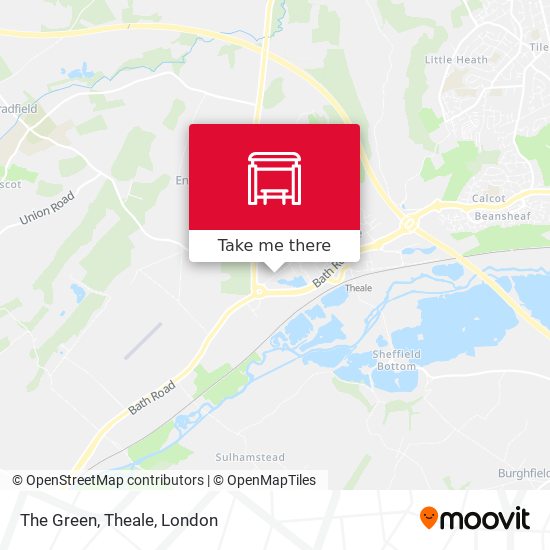 The Green, Theale map