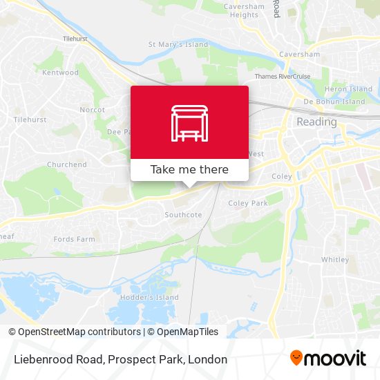 Liebenrood Road, Prospect Park map