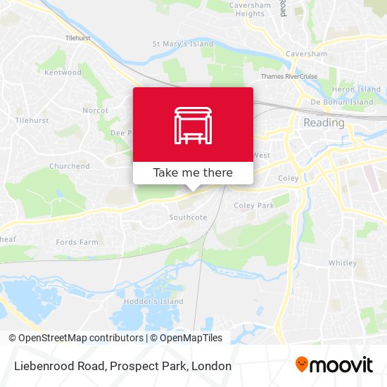 Liebenrood Road, Prospect Park map