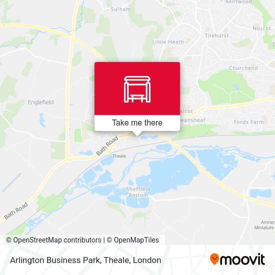 Arlington Business Park, Theale map