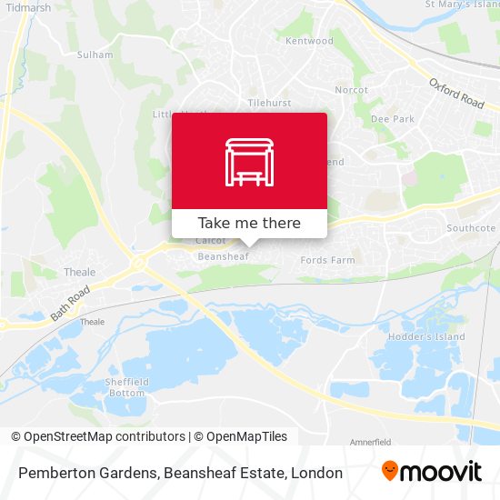 Pemberton Gardens, Beansheaf Estate map