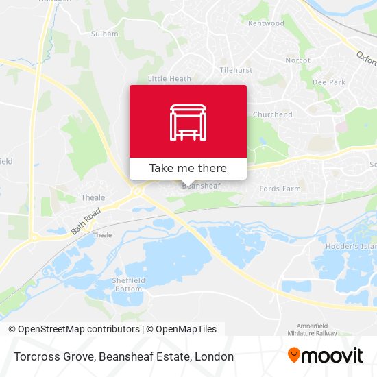 Torcross Grove, Beansheaf Estate map