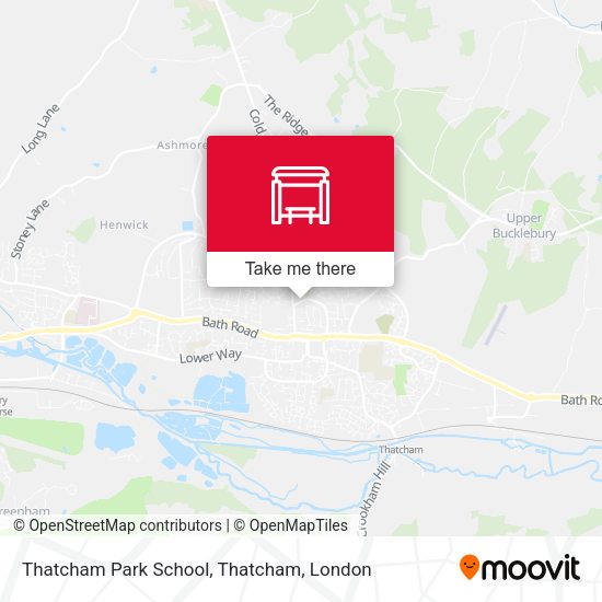 Thatcham Park School, Thatcham map