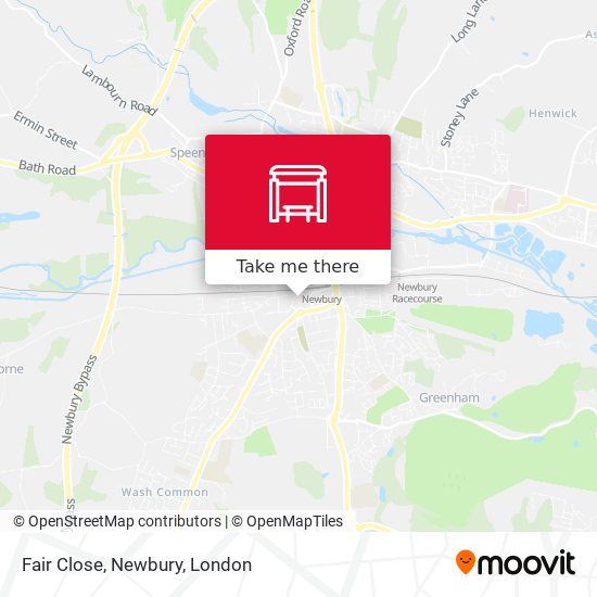 Fair Close, Newbury map
