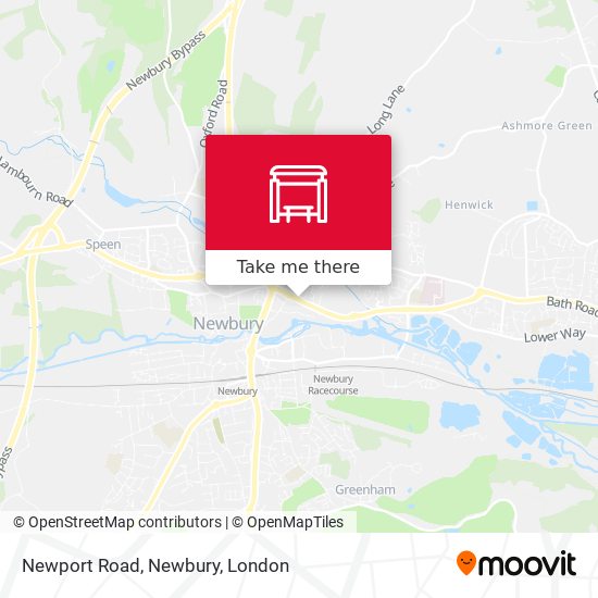 Newport Road, Newbury map