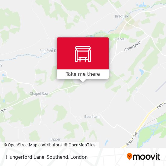 Hungerford Lane, Southend map