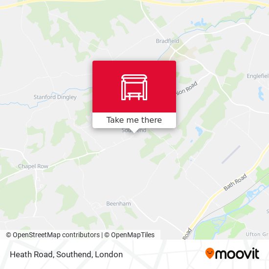 Heath Road, Southend map