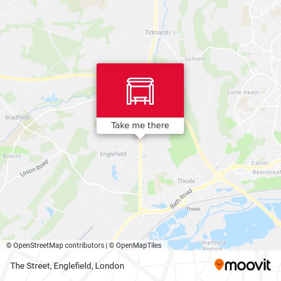 The Street, Englefield map