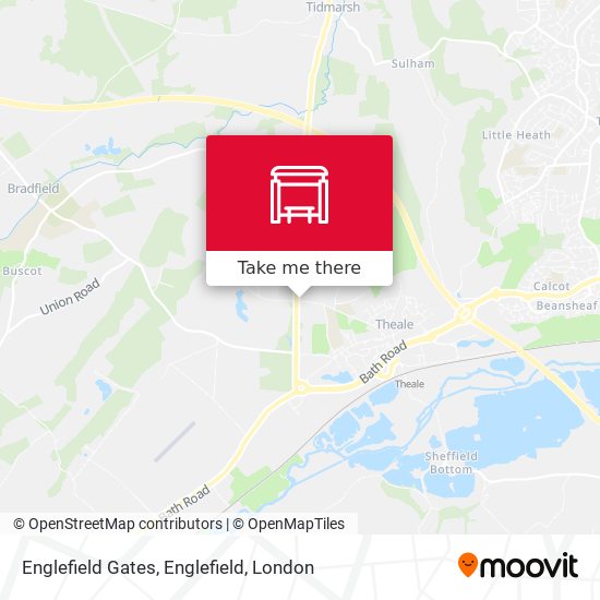 Englefield Gates, Englefield map