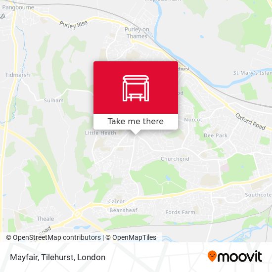 Mayfair, Tilehurst map