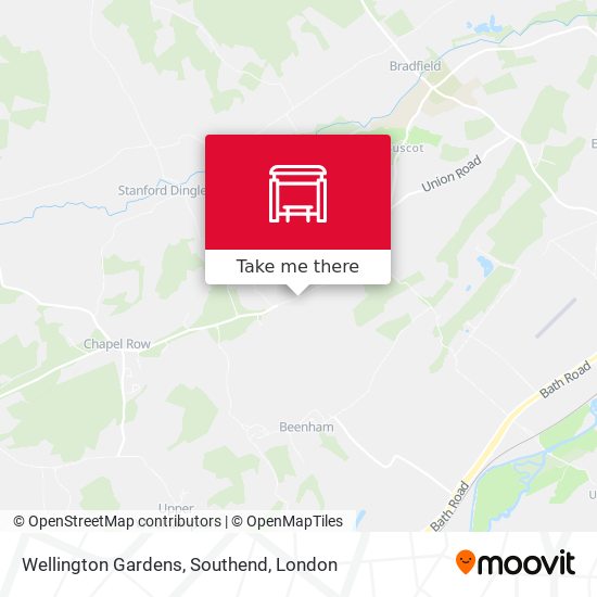 Wellington Gardens, Southend map