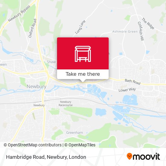 Hambridge Road, Newbury map