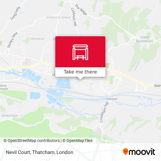 Nevil Court, Thatcham map