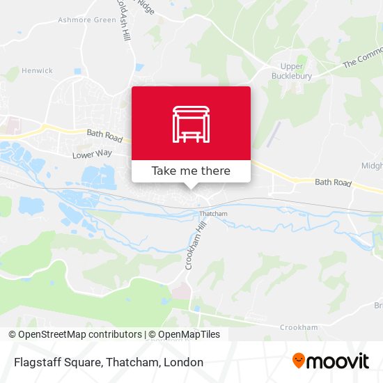 Flagstaff Square, Thatcham map