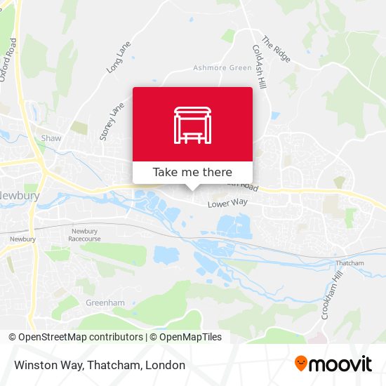 Winston Way, Thatcham map