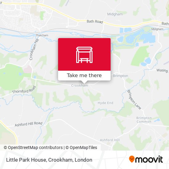 Little Park House, Crookham map
