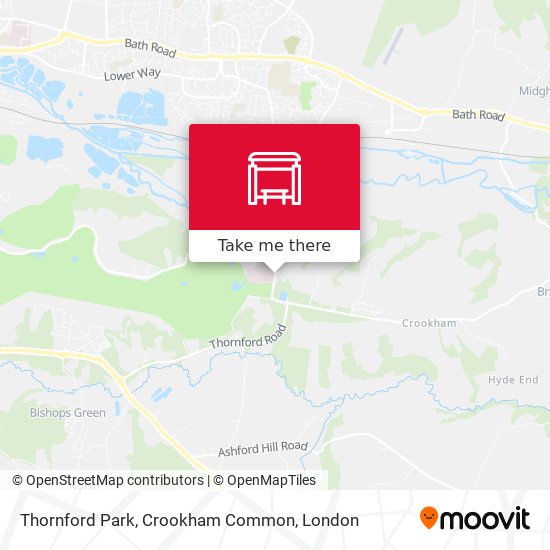 Thornford Park, Crookham Common map