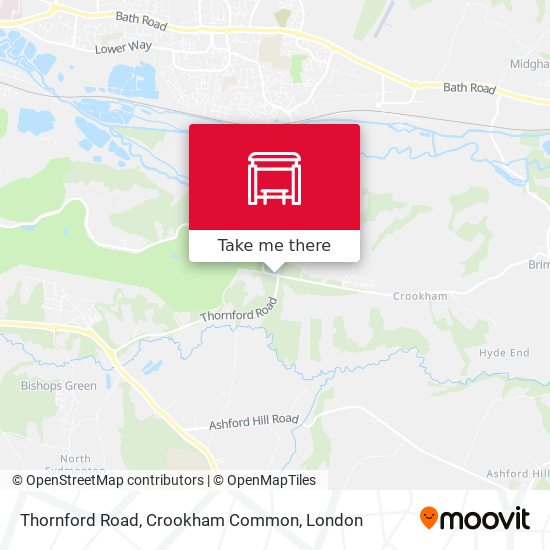 Thornford Road, Crookham Common map