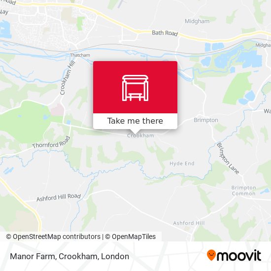 Manor Farm, Crookham map