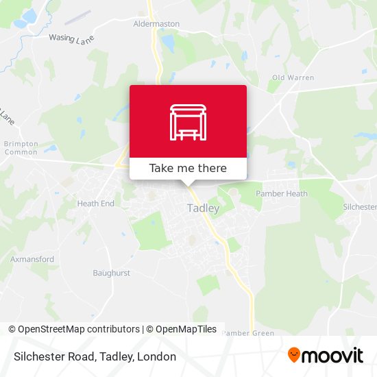 Silchester Road, Tadley map