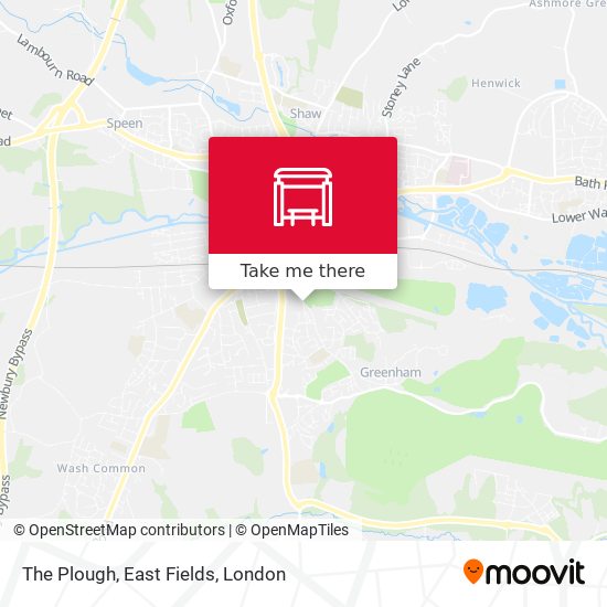 The Plough, East Fields map