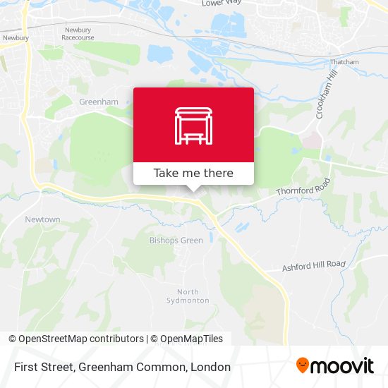 First Street, Greenham Common map