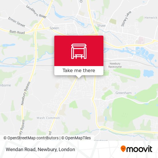 Wendan Road, Newbury map