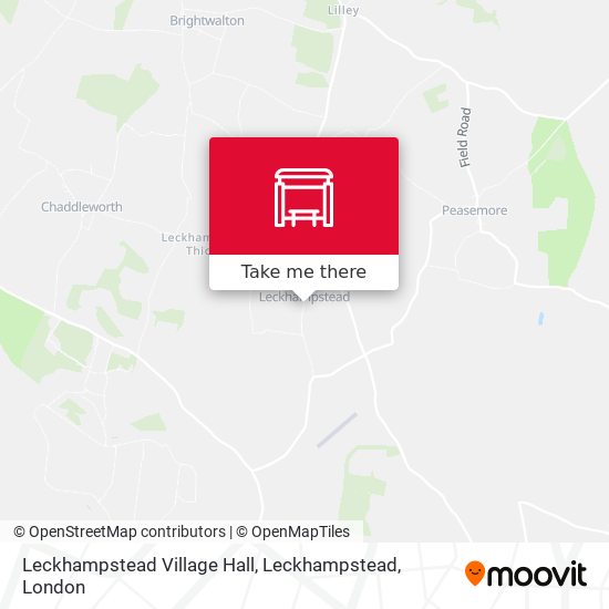Leckhampstead Village Hall, Leckhampstead map