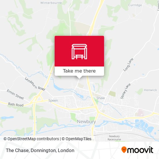 The Chase, Donnington map