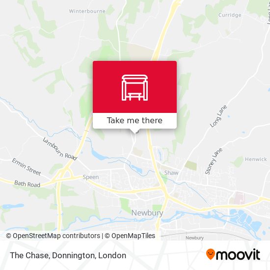 The Chase, Donnington map