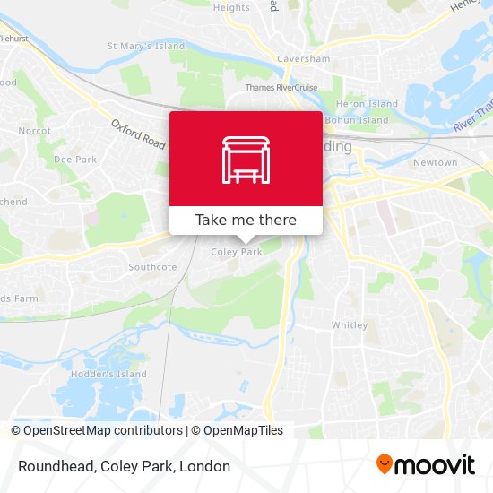 Roundhead, Coley Park map