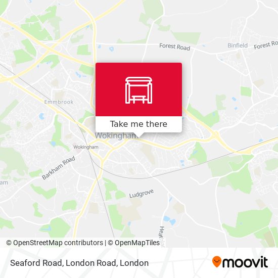 Seaford Road, London Road map