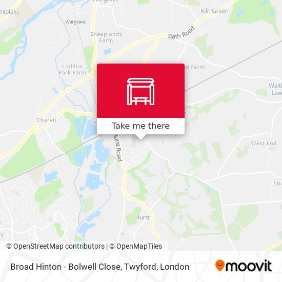 Broad Hinton - Bolwell Close, Twyford map