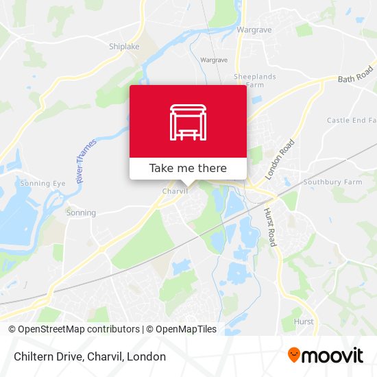 Chiltern Drive, Charvil map