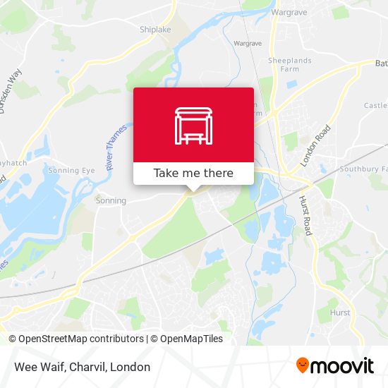 Wee Waif, Charvil map