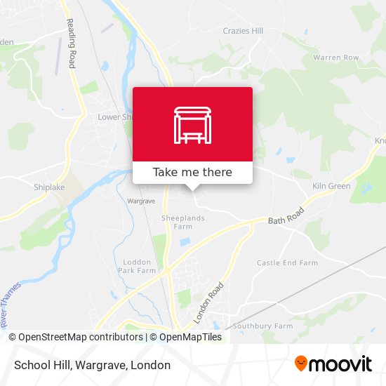 School Hill, Wargrave map