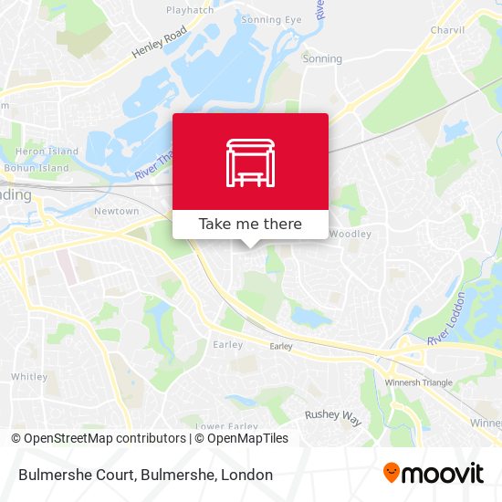 Bulmershe Court, Bulmershe map