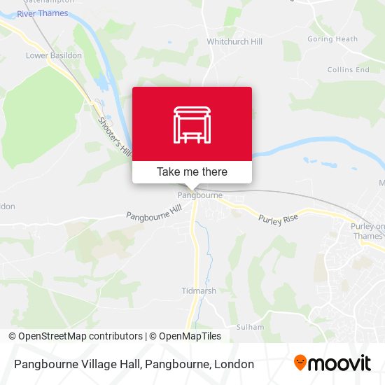 Pangbourne Village Hall, Pangbourne map