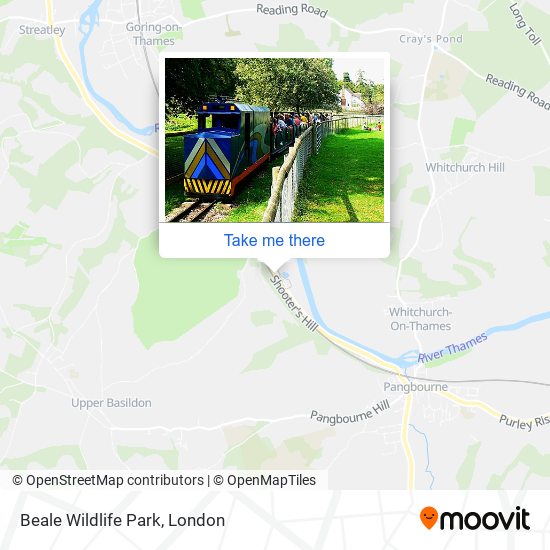Beale Wildlife Park map