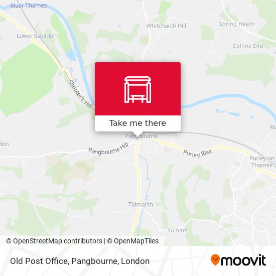 Old Post Office, Pangbourne map