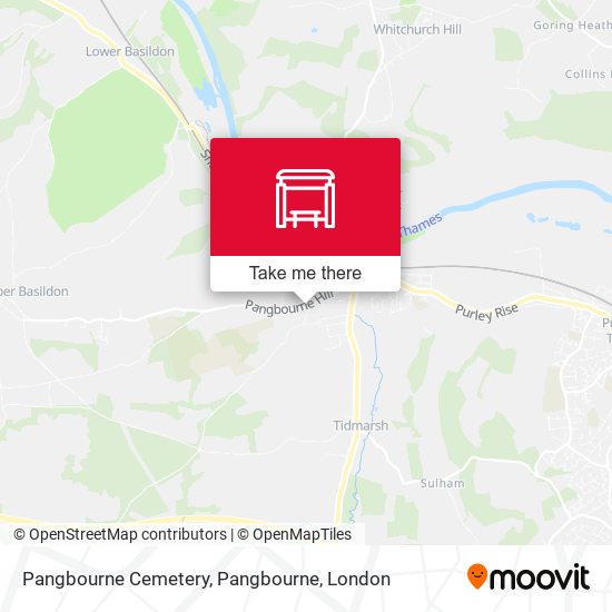 Pangbourne Cemetery, Pangbourne map