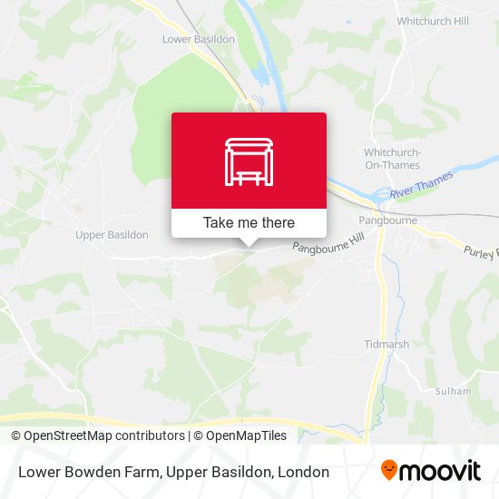 Lower Bowden Farm, Upper Basildon map