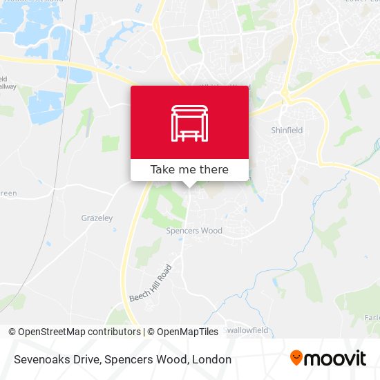 Sevenoaks Drive, Spencers Wood map