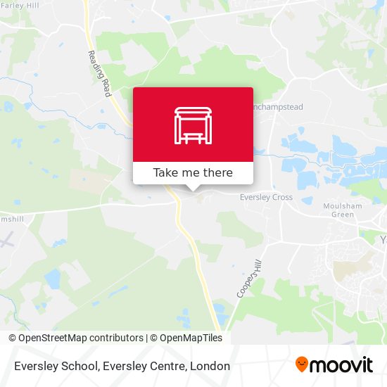 Eversley School, Eversley Centre map
