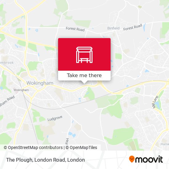 The Plough, London Road map