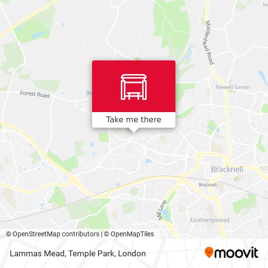 Lammas Mead, Temple Park map