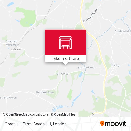 Great Hill Farm, Beech Hill map